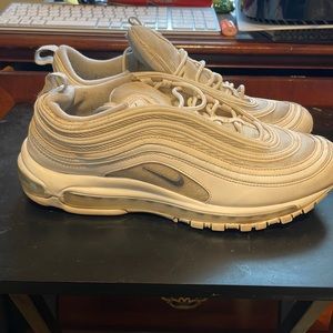 Nike Air Max 97 Sz 12 Mens Triple White Used